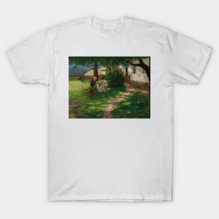 In the Garden by Wladyslaw Podkowinski T-Shirt